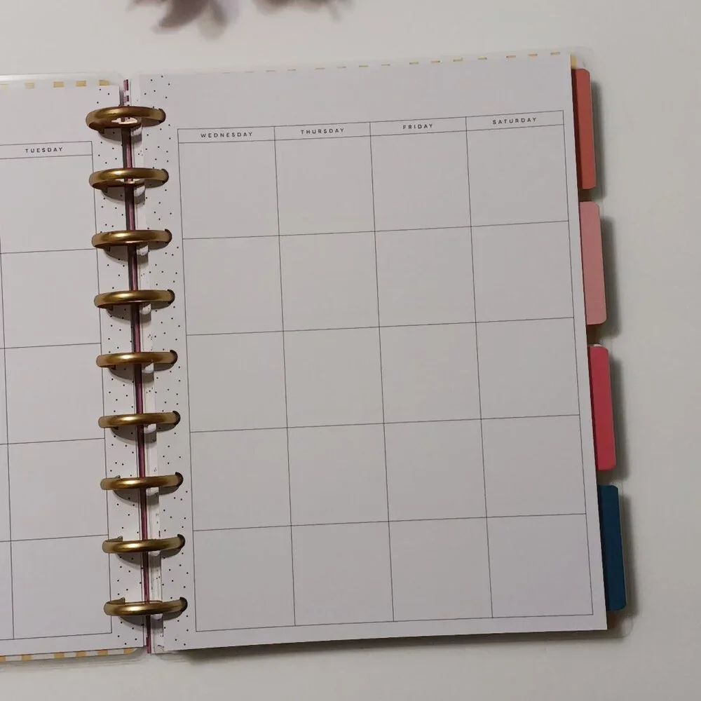 The Happy Planner 12-month Teacher Planner - Undated (Lined Vertical Layout)